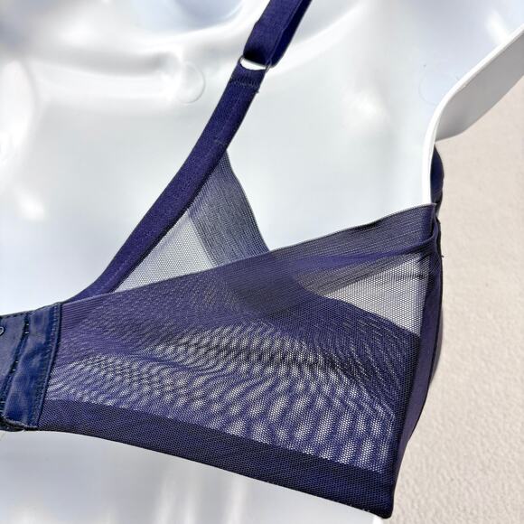 WACOAL 34DDD Ultimate Side Smoother Underwire T-Shirt Bra 853281 Eclipse Blue - Picture 4 of 16